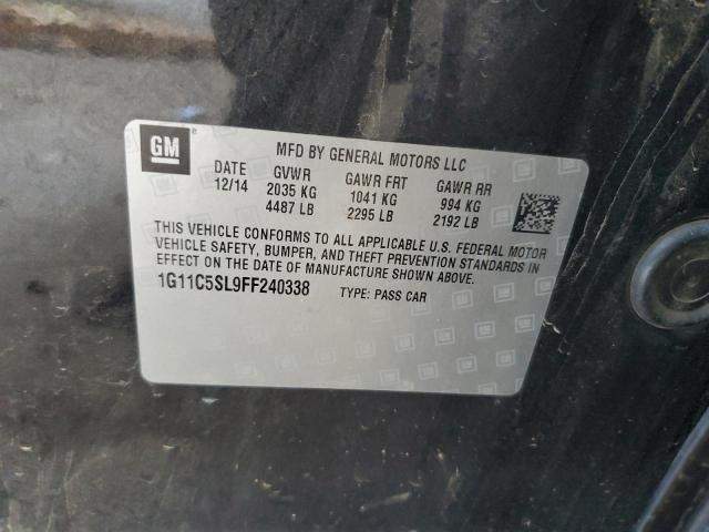 2015 CHEVROLET MALIBU 1LT 1G11C5SL9FF240338