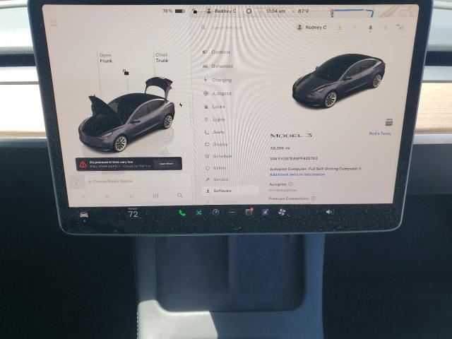 2023 TESLA MODEL 3 5YJ3E1EA9PF435763