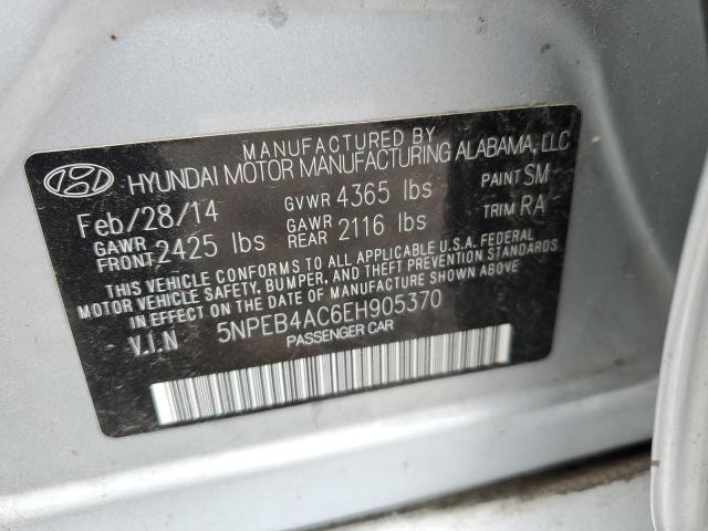2014 HYUNDAI SONATA GLS - 5NPEB4AC6EH905370