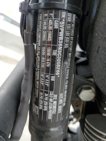 2012 VICTORY MOTORCYCLES HIGH-BALL 5VPWB36N3C3008266