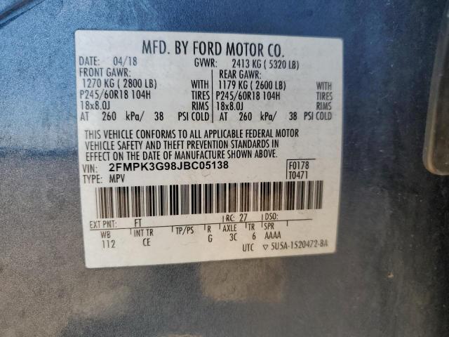 2018 FORD EDGE SE - 2FMPK3G98JBC05138