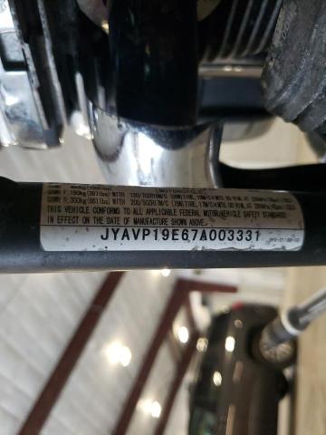2007 YAMAHA XV1700 PC JYAVP19E67A003331