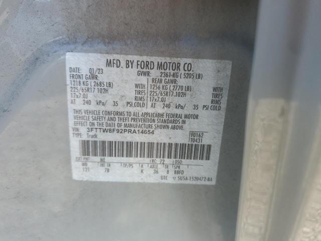 2023 FORD MAVERICK X - 3FTTW8F92PRA14654