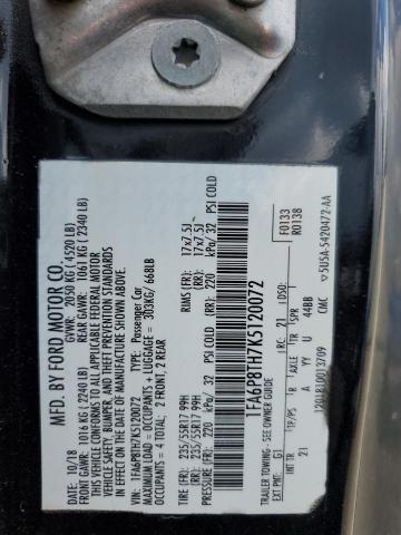 2019 FORD MUSTANG - 1FA6P8TH7K5120072