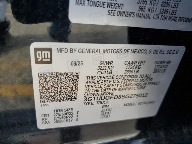2025 GMC SIERRA K15 3GTUUGED8SG275012