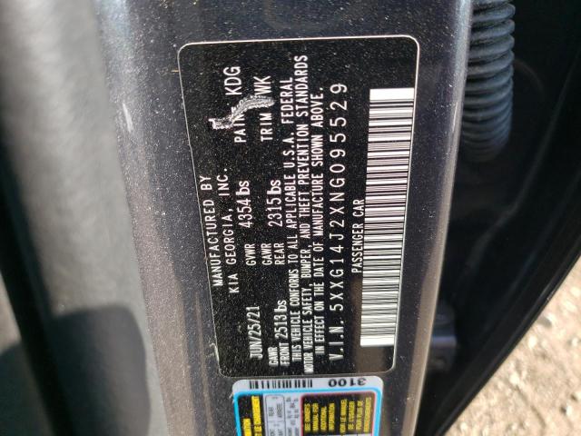 2022 KIA K5 LXS 5XXG14J2XNG095529