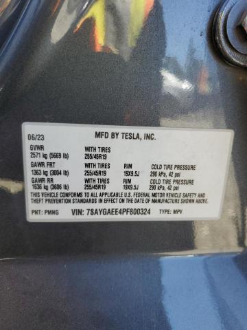 2023 TESLA MODEL Y 7SAYGAEE4PF800324