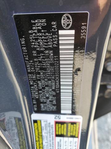 2025 TOYOTA CAMRY XSE 4T1DAACK9SU002211