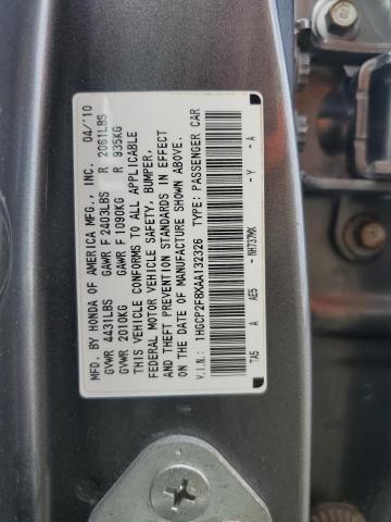 2010 HONDA ACCORD EXL - 1HGCP2F8XAA132326