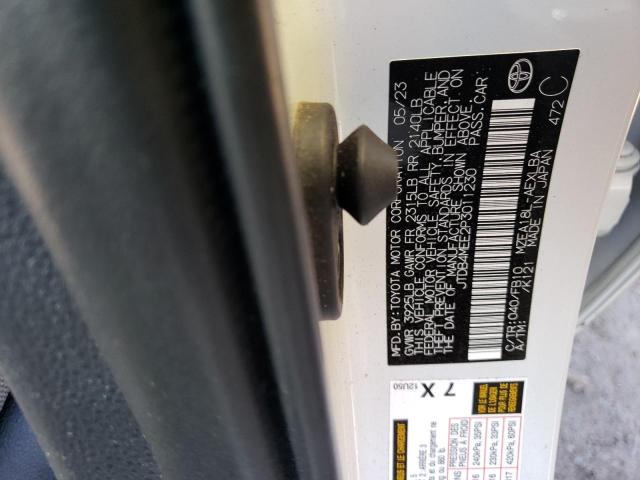 2023 TOYOTA COROLLA LE JTDB4MEE2P3011230