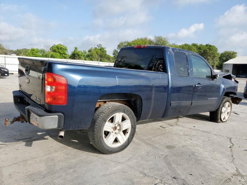 CHEVROLET SILVERADO 2008 blue  gas 2GCEC19J781214370 photo #4