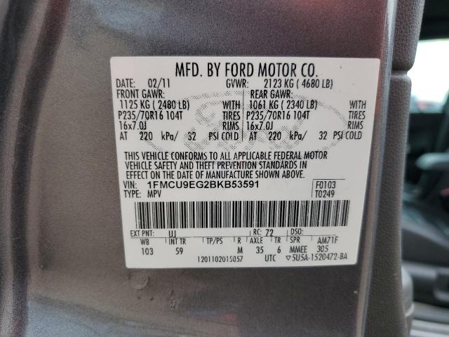 2011 FORD ESCAPE LIM #3291725227
