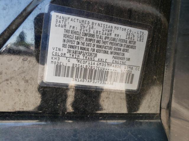 2018 NISSAN SENTRA S - 3N1AB7AP3JY336738