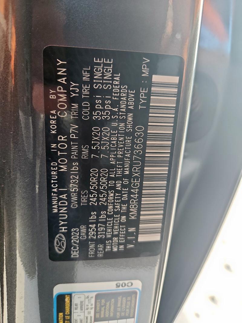 2024 HYUNDAI PALISADE S KM8R44GEXRU736630