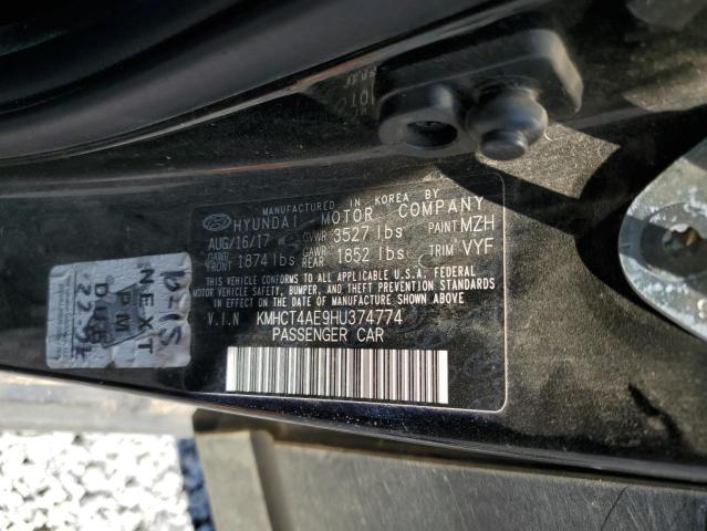 2017 HYUNDAI ACCENT SE KMHCT4AE9HU374774