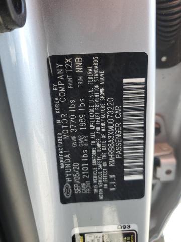 2021 HYUNDAI VENUE SE KMHRB8A3XMU073220