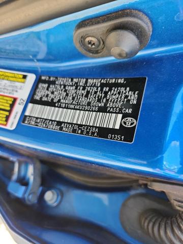 2019 TOYOTA CAMRY L 4T1B11HK4KU290266