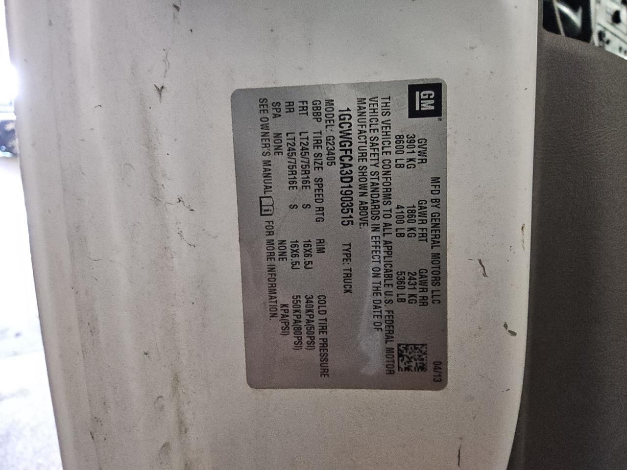 CHEVROLET EXPRESS G2