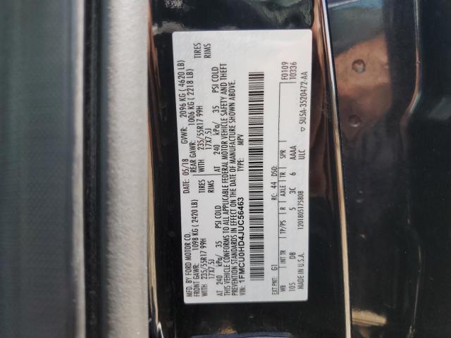 2018 FORD ESCAPE SEL 1FMCU0HD4JUC56463