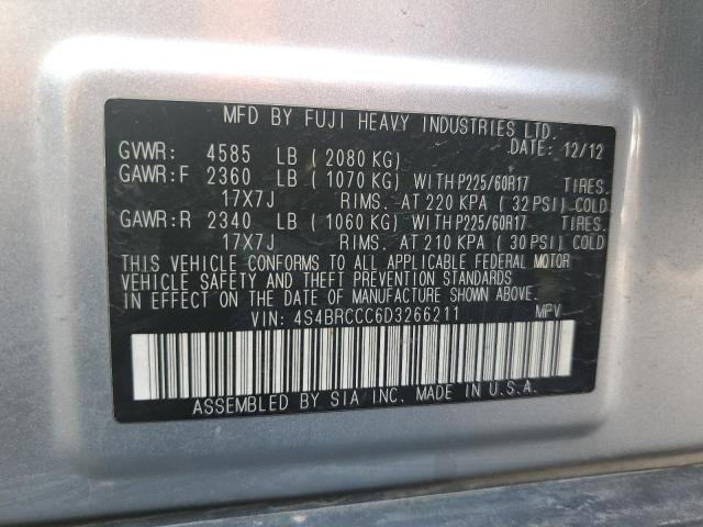 2013 SUBARU OUTBACK 2. - 4S4BRCCC6D3266211