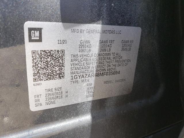 2021 CADILLAC XT4 LUXURY 1GYAZAR48MF035694