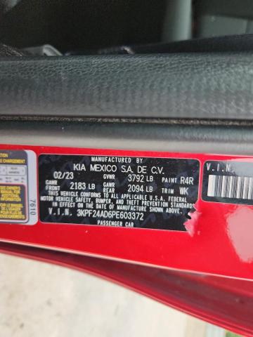 2023 KIA FORTE LX 3KPF24AD6PE603372