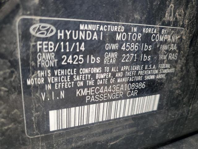 2014 HYUNDAI SONATA HYB - KMHEC4A43EA108986