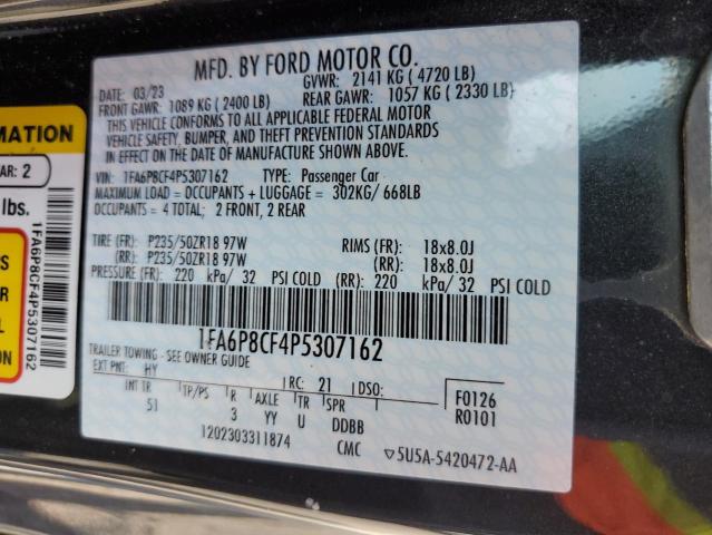 2023 FORD MUSTANG GT - 1FA6P8CF4P5307162