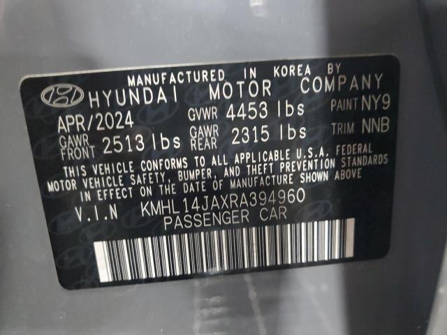 2024 HYUNDAI SONATA SEL KMHL14JAXRA394960
