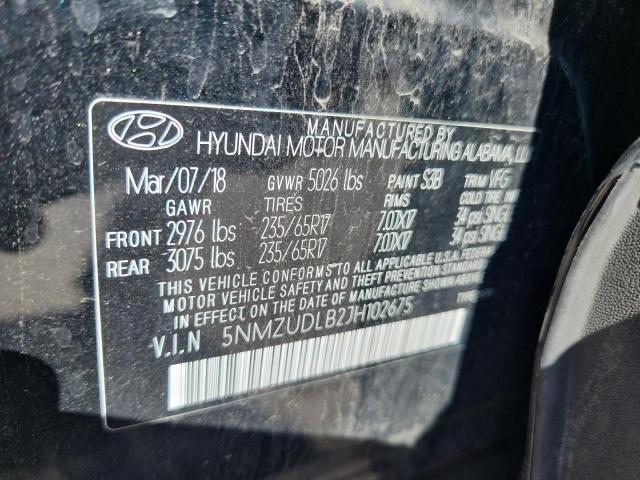 2018 HYUNDAI SANTA FE S - 5NMZUDLB2JH102675