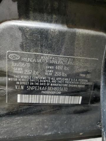 2019 HYUNDAI SONATA SE #3283952814