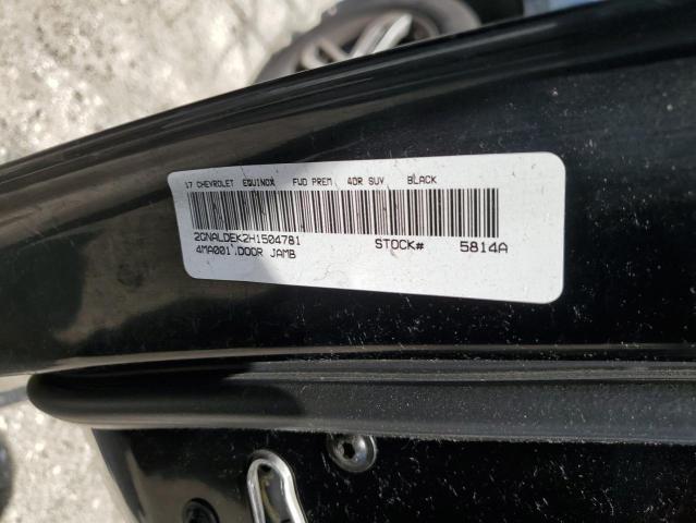 2017 CHEVROLET EQUINOX PREMIER 2GNALDEK2H1504781