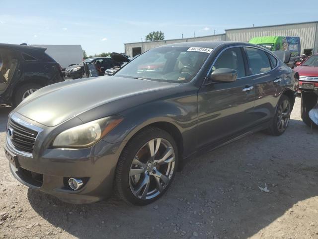 INFINITI M37 X 2013 gray sedan 4d gas JN1BY1AR4DM601028 photo #1