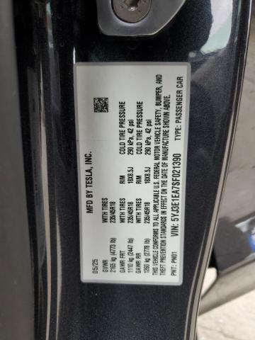 2025 TESLA MODEL 3 - 5YJ3E1EA7SF021390