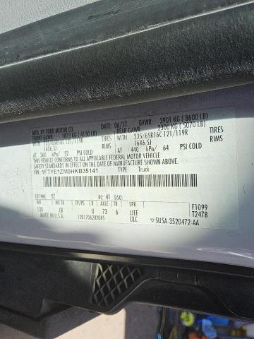 2017 FORD TRANSIT T-150 1FTYE1ZM0HKB35141