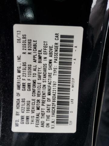 2013 HONDA ACCORD EXL - 1HGCR2F86DA231787