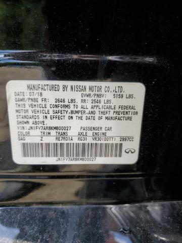 2019 INFINITI Q50 RED SP JN1FV7AR8KM800027