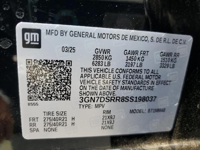 2025 CHEVROLET EQUINOX RS 3GN7DSRR8SS198037