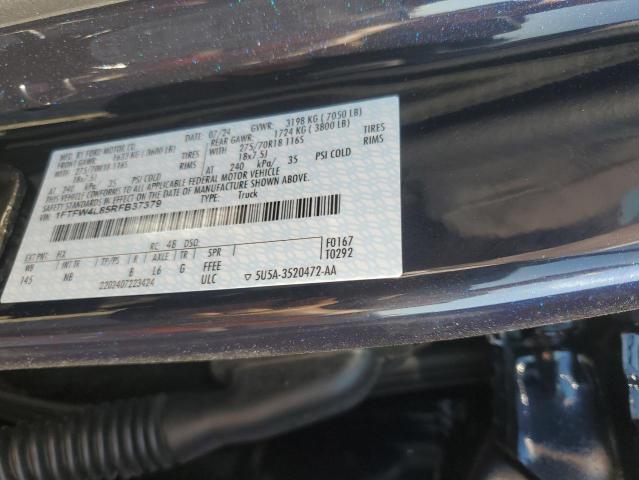 2024 FORD F150 TREMO 1FTFW4L85RFB37379