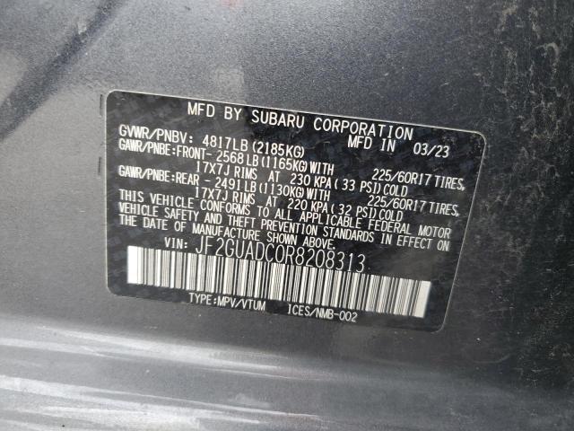 2024 SUBARU CROSSTREK JF2GUADC0R8208313