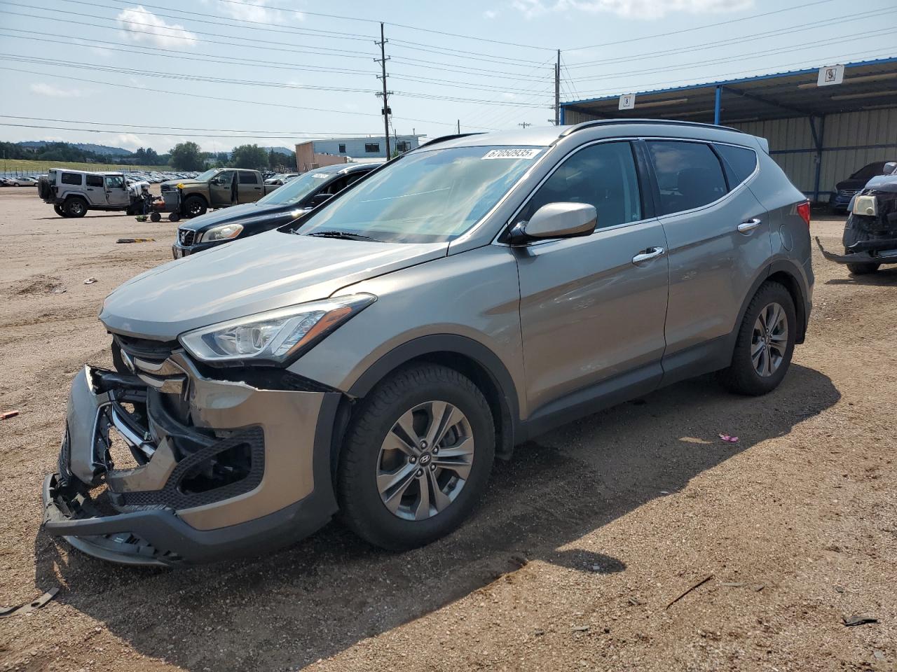 Lot #3242031712 2015 HYUNDAI SANTA FE S