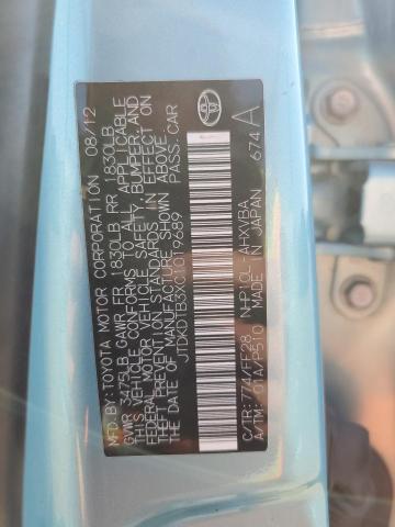 2012 TOYOTA PRIUS C - JTDKDTB3XC1019689