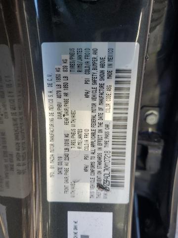 2019 MAZDA 3 PREFERRE 3MZBPADL7KM107218