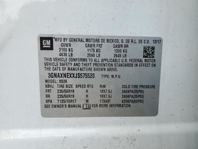 2018 CHEVROLET EQUINOX PR 3GNAXNEXXJS575520