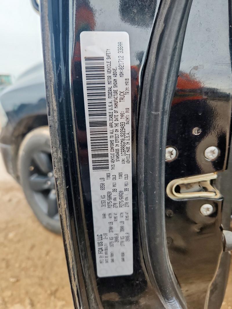 2018 RAM 1500 SLT 1C6RR6GM0JS229493