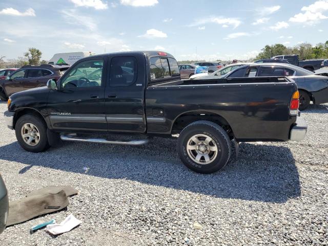 TOYOTA TUNDRA ACC 2000 black  gas 5TBRT3418YS002860 photo #3