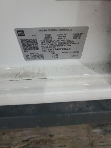 2021 GMC SIERRA K25 1GT59LE74MF245387