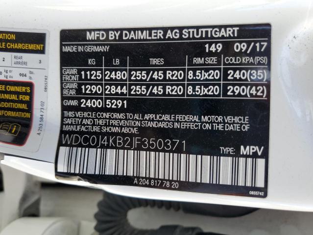 2018 MERCEDES-BENZ GLC COUPE - WDC0J4KB2JF350371
