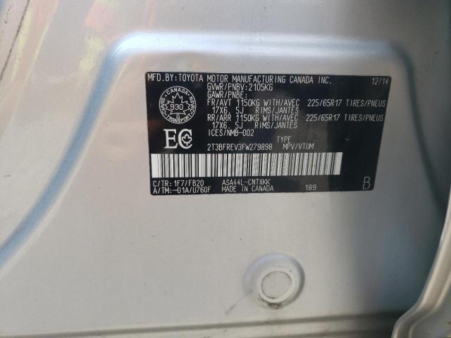 2015 TOYOTA RAV4 LE - 2T3BFREV3FW279898