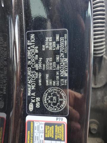 2019 KIA SOUL EV + KNDJX3AE2K7039131